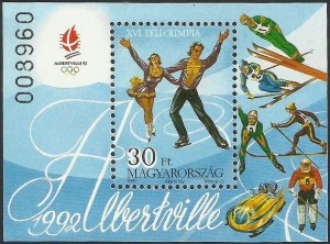 Hungary 1991 MNH Stamps Souvenir Sheet Scott 3330 Sport Olympic Games