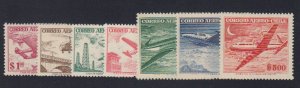 Chile - 1955-56 - SC C174-80 - NH - Complete set