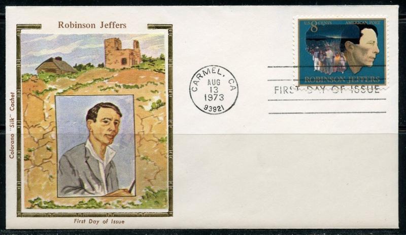 UNITED STATES COLORANO 1973 ROBINSON JEFFERS  FIRST DAY COVER 