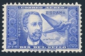 Spain C117, lightly hinged. Mi 923. Air Post 1944. Mariano Padro de Figueroa.
