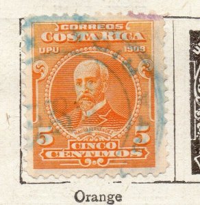 Costa Rica 1910 Early Issue Fine Used 5c. NW-264748