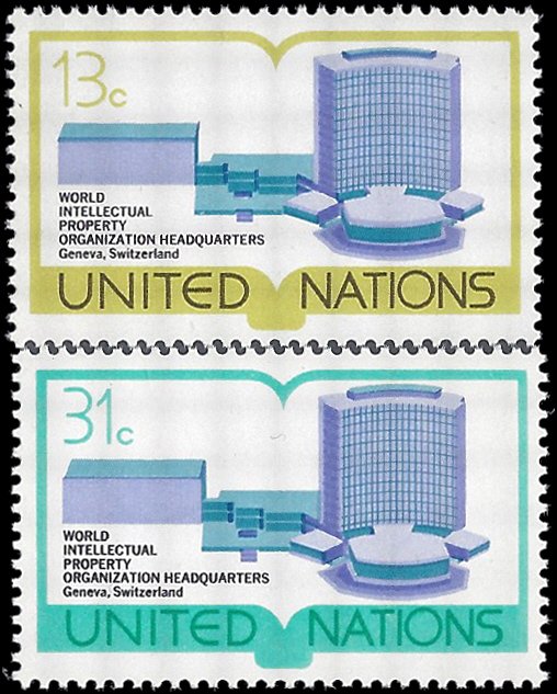 UN New York 1977 #281-282 Mint NH