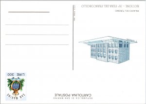 San Marino, Worldwide Government Postal Card, Military Related