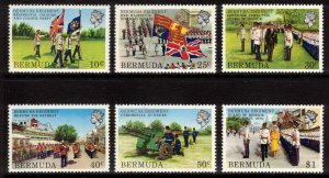 BERMUDA 1982 Bermuda Regiment; Scott 423-28, SG 447-52; MNH