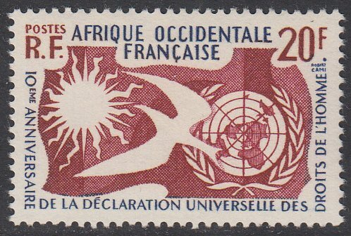 French West Africa 85 MLH CV $2.40