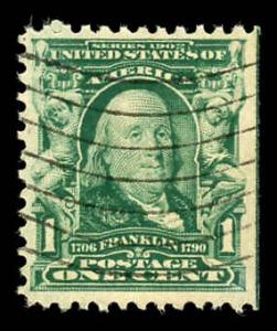 USA 300 Used Booklet Stamp