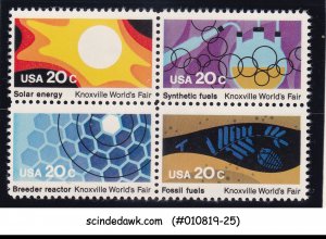 UNITED STATES USA - 1982 SC#2006-09 KNOXVILLE WORLD FAIR SE-TENANT 4V MNH