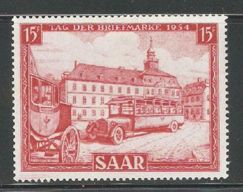 SAAR 1954, Stamp Day, Transportation, Scott # 249, VF MLH*OG, $9+ 