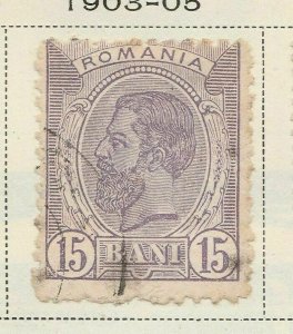 A5P47F15 Romania 1900-03 Unwmk 15b Used-