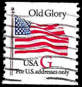 # 2891 USED G STAMP OLD GLORY