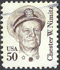 United States #1869 50¢ Chester W. Nimitz (1985). Used.