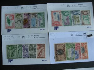 Cayman Islands mint and used collection assembled in sales cards