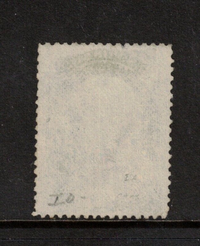 USA #19 Extra Fine Used Variety With Curl In C Of Cent **With Certificate**