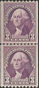 # 722 MINT NEVER HINGED DEEP VIOLET GEORGE WASHINGTON