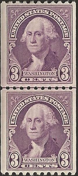 # 722 MINT NEVER HINGED DEEP VIOLET GEORGE WASHINGTON