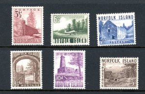 Norfolk Island 13-18 MNH 1953