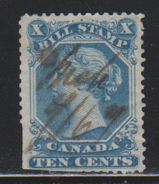 Canada, Revenue,  10c Bill Stamp (FB27) Used