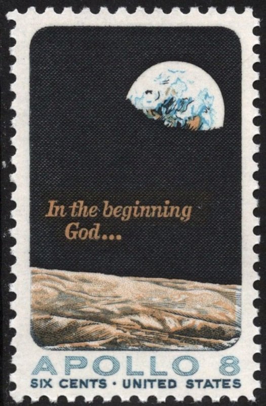 SC#1371 6¢ Apollo 8 Mission Issue (1969) MNH