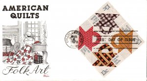 #1745-48 American Quilts Bazaar FDC