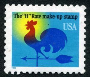 Scott #3258 - Weather Vane H Rate Make-Up Stamp - MNH