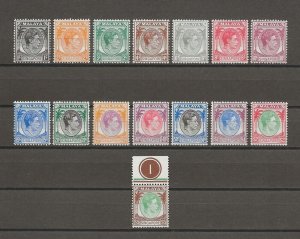 MALAYA/SINGAPORE 1948 SG 1/15 MNH Cat £200