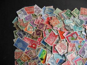 Hoard breakup mixture 400 commoner SWITZERLAND! Duplicates & mixed condition