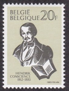 Belgium # 1158, Hendrik Conscience - Novelist, NH, 1/2 Cat.