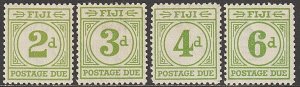 EDSROOM-10359 Fiji J13-J15, J17 H 1940 Part Set Postage Dues CV$82.50