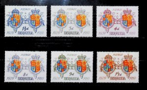 1959 British Colony Bermuda Anniv of Settlement Arms MH* Full Set A23P13F12036-