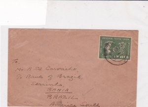 india 1950 universal postal union  stamps cover ref 20511