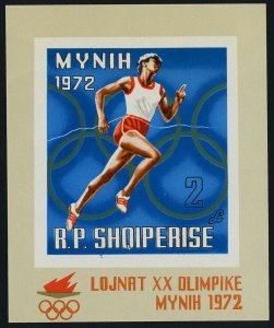 Albania 1381 MNH Munich Olympic Games, Runner