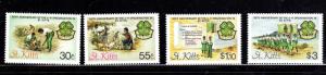 ST. KITTS #153-156  4-H IN ST. KITTS  MINT  VF NH  O.G