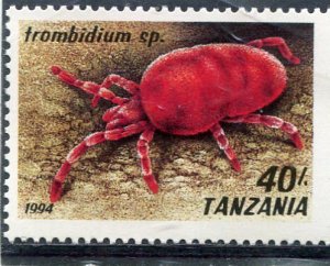 Tanzania 1994 AFRICAN SPIDER 1 value Perforated Mint (NH)