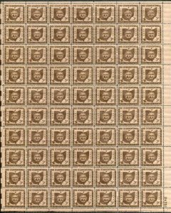 US Stamp - 1953 Ohio Statehood - 70 Stamp Sheet - Scott #1018