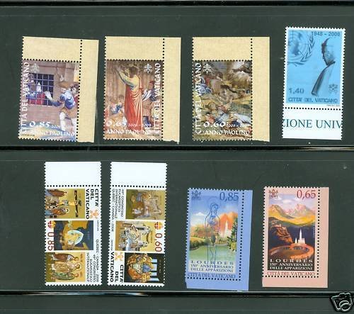 Vatican City 2008 Compete MNH Year Set