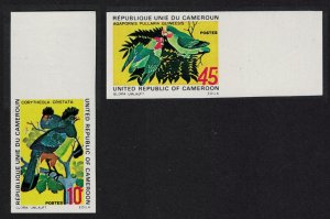 Cameroun Turacos Lovebirds Birds 2v imperf margins SG#663-664 MI#715-716