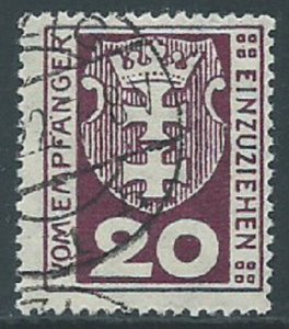 Danzig, Sc #J2, 20pf Used