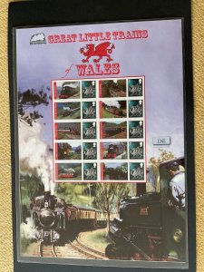 2009 Great Little Trains of Wales Buckingham Limited Edition Smiler Sheet BC-199