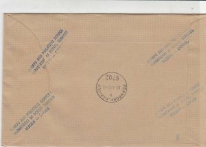 Cyprus 1982 CEPT Cancel Regd Airmail Europa Liberation Stamps Cover Ref 30530