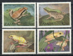 Zambia Stamp 462-465  - Frogs and Toads