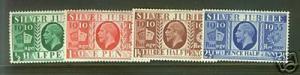 GREAT BRITAIN KGV 1935 SILVER JUBILEE sg453-6 MNH