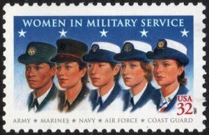 U.S.#3174 Women in Military Service 32c Single, MNH.