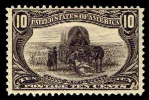 US.# 290 .10c Trans-Miss Issue of 1898 - OGLH - VF - $150.00 (ESP#0243)