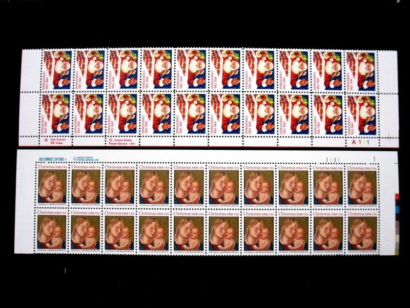 US - SCOTT# 2578-2579 - PLATE BLOCKS 20  - MNH - CAT VAL $24.90