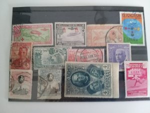 Lot Spain 12 stamps used/unused