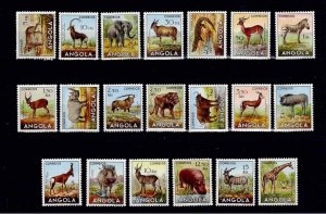 ANGOLA ANIMALS set MNH 1953 Sc#362-81 Mf#355-74 YT#357-76 Mi#368-87 SG#487-506 X