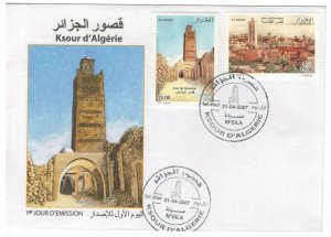 Algeria 2007 FDC Stamps Scott 1397-1398 Military Architecture Fortress Castles