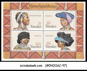 TRANSKEI - 1981 XHOSA HEAD-DRESSES - MIN/SHT - MINT NH