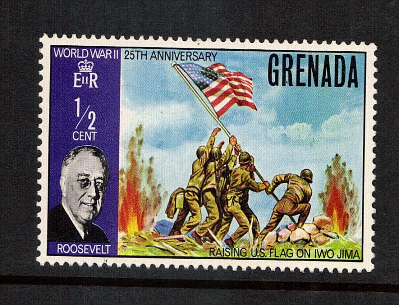 Grenada  Flag Raising at Iwo Jima...1 var..mnh