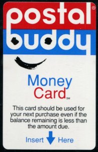 Postal Buddy Money card, MNH postal history